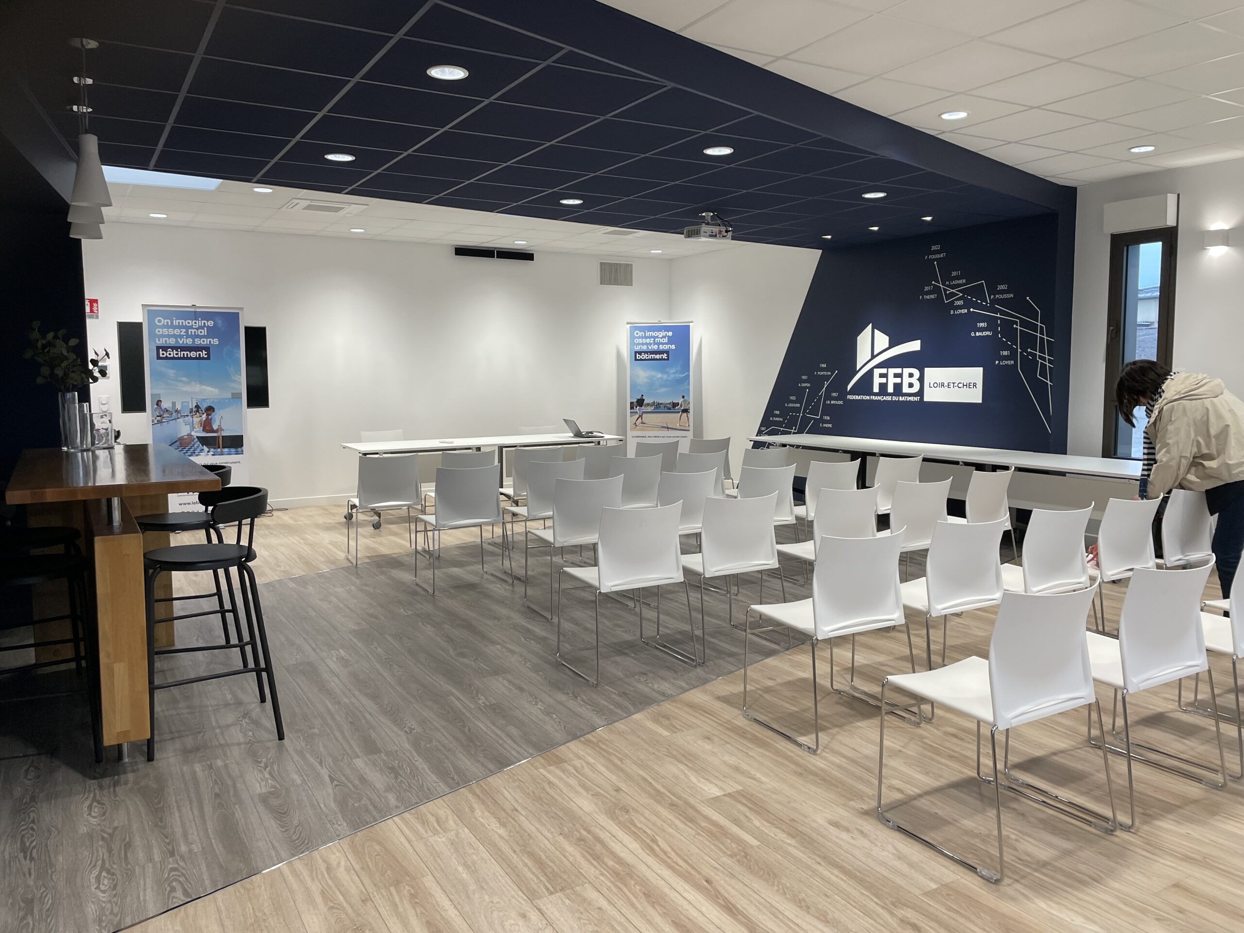 Aménagement et agencement de la salle polyvalente – FFB Blois (41)