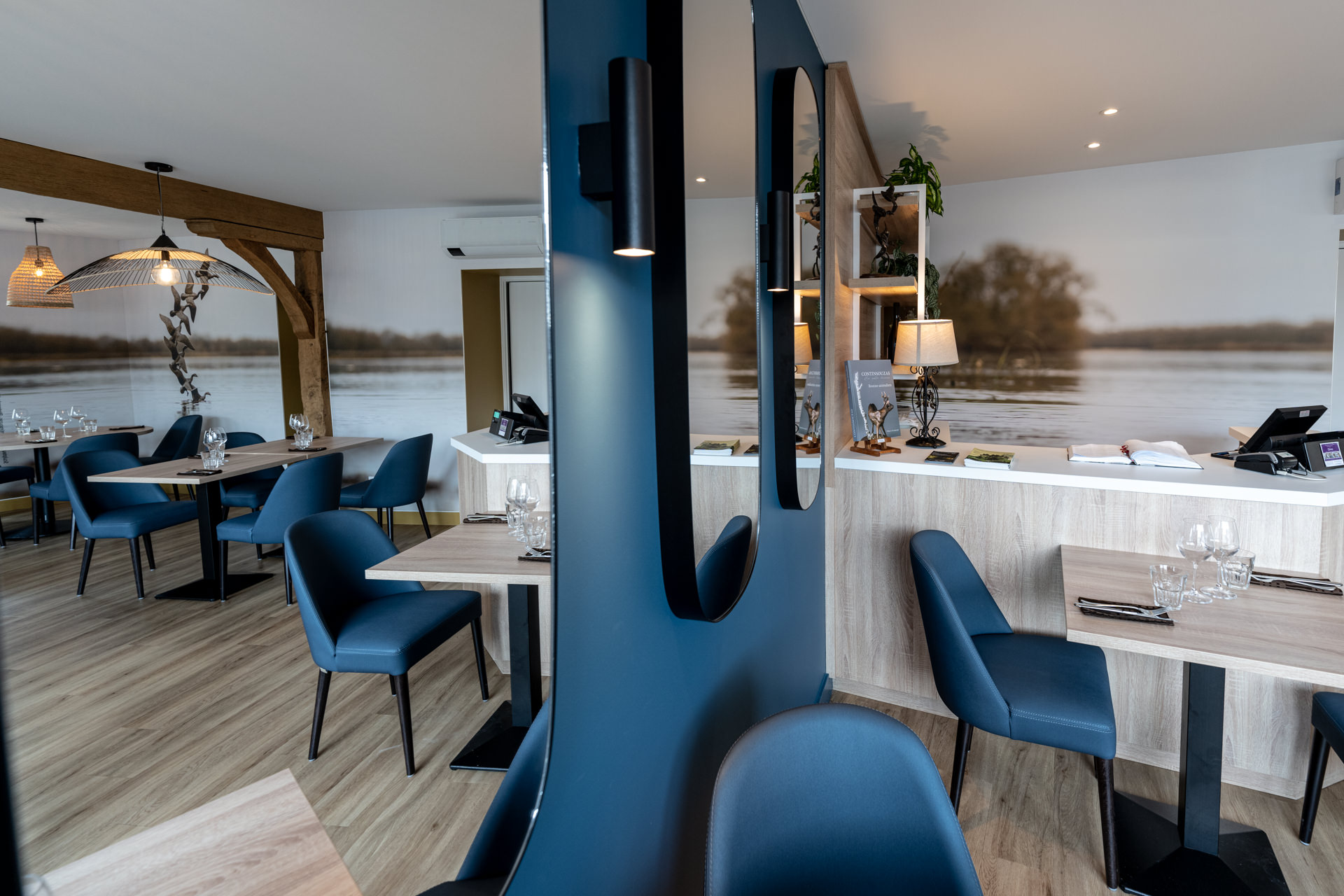 Rénovation & décoration du restaurant « La Madeleine de Proust » – Chaumont-sur-Loire (41)